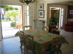 French villa rental côte d'azur Var Anthéor Esterel, the dinning room