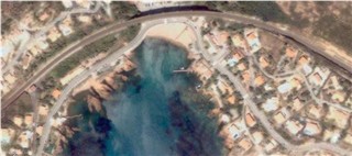 South France vacation,Waterfront house Agay cte d'Azur,a aerial view of the viaduc of Anthor,south french coastline